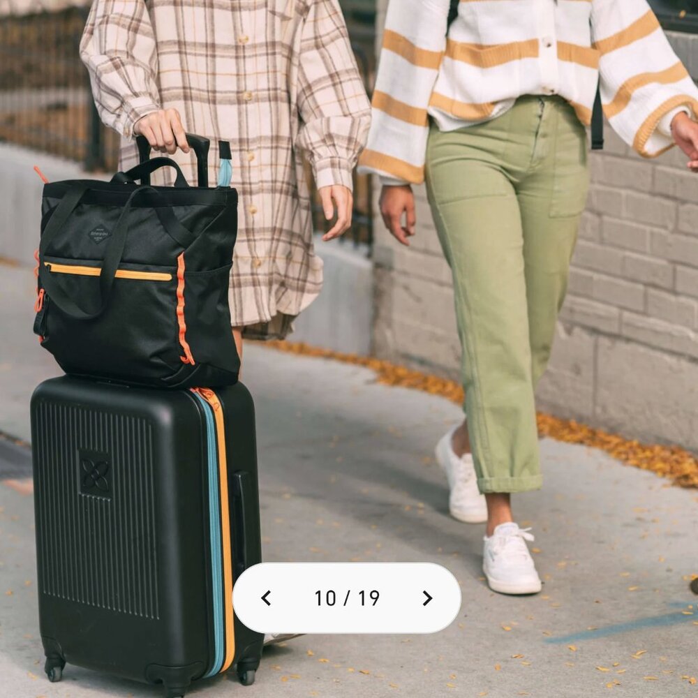 Sherpani Meridian Roller Travel Suitcase w/ Tote